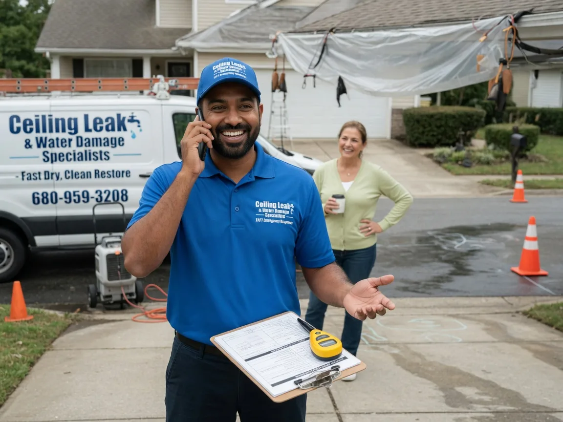 Ceiling Leak Cleanup Villisca, IA FAQs
